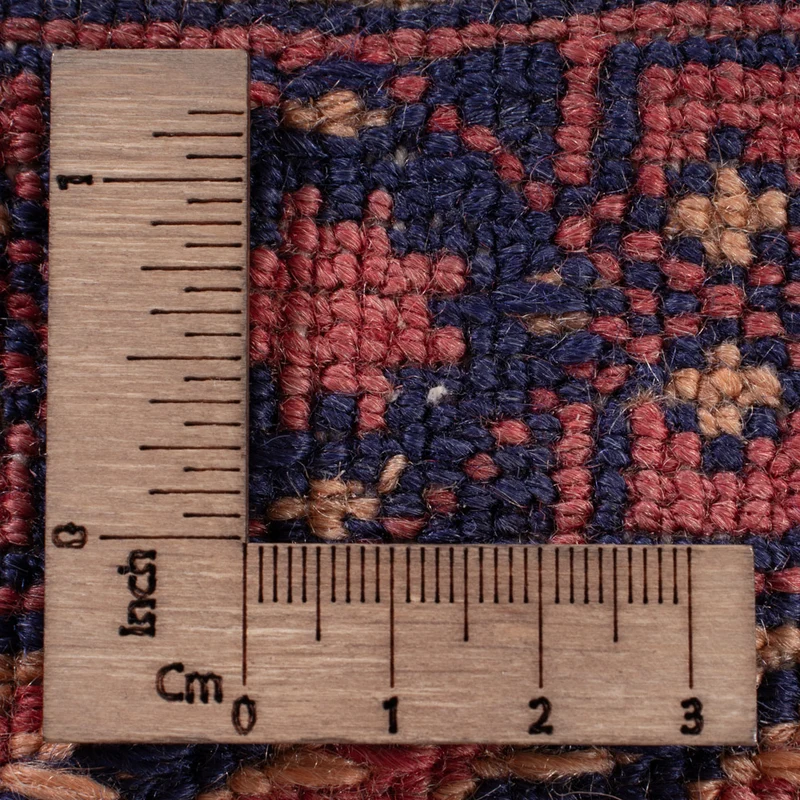 Kelim Afghan Teppich 158x184cm - dunkelrot