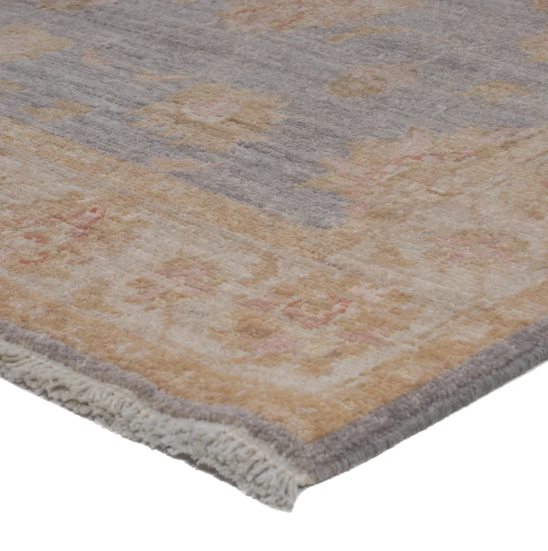 Ziegler Teppich 81x258cm - Orientteppich - hellblau