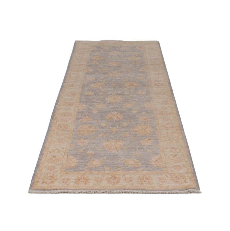 Ziegler Teppich 81x258cm - Orientteppich - hellblau