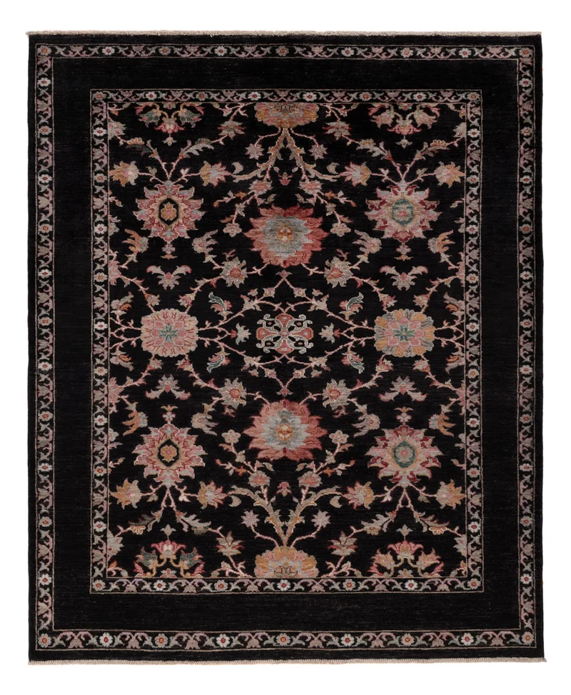 Ariana Teppich 154x194cm - Orientteppich - dunkelblau