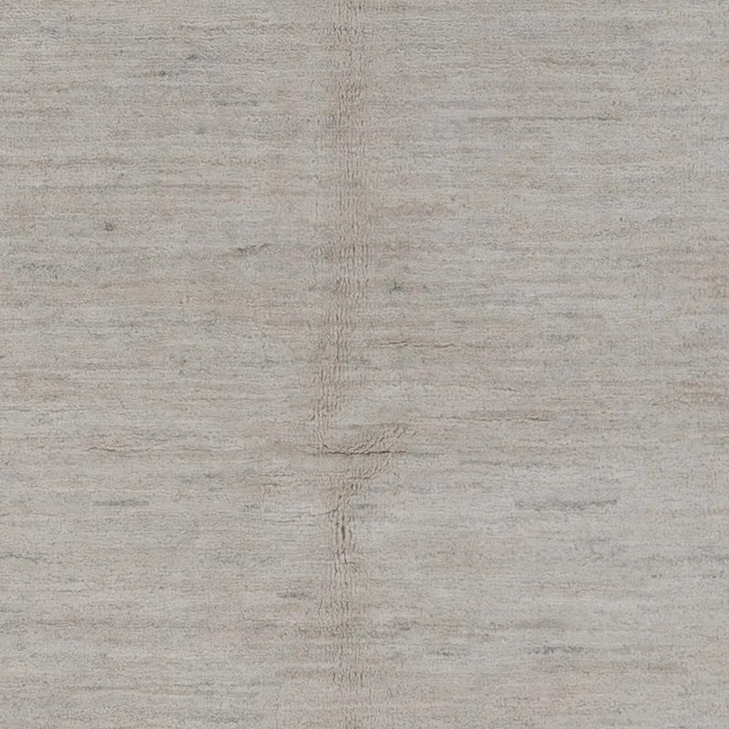 Berber Teppich 170x220cm - Wollteppich - hellgrau