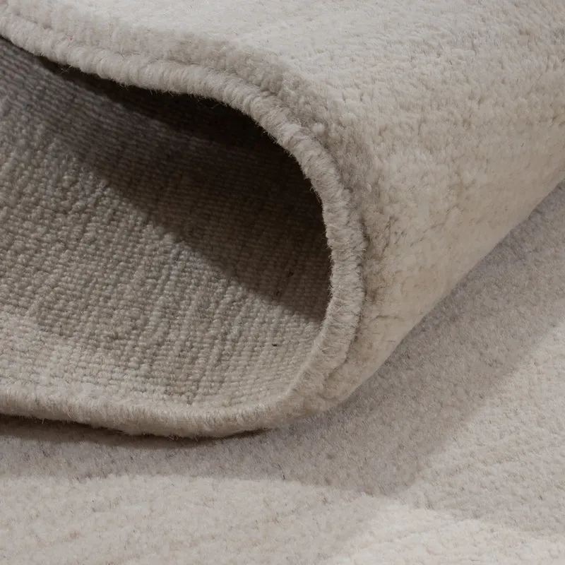 Berber Teppich 170x220cm - Wollteppich - hellgrau
