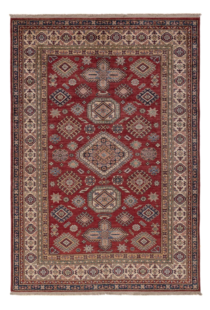 Kazak Teppich 147x214cm - Orientteppich - rot