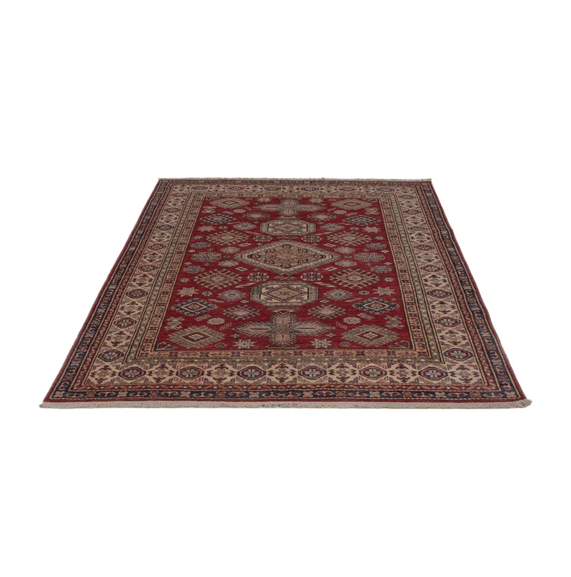 Kazak Teppich 147x214cm - Orientteppich - rot