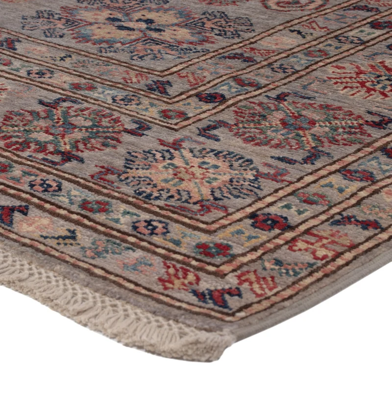 Kazak Teppich 147x205cm - Orientteppich - dunkelbeige