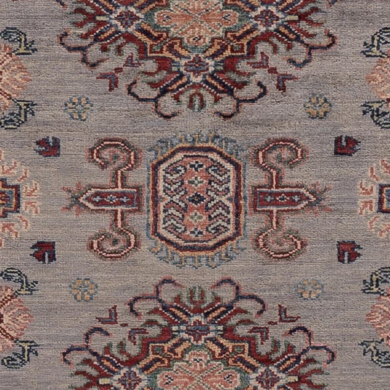 Kazak Teppich 150x203cm - Orientteppich - dunkelbeige