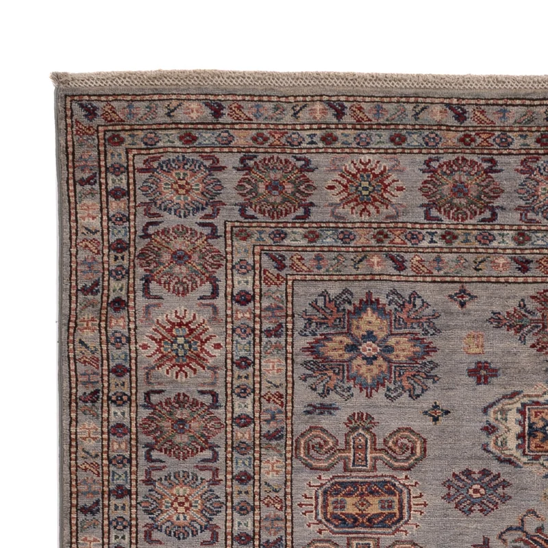 Kazak Teppich 150x203cm - Orientteppich - dunkelbeige