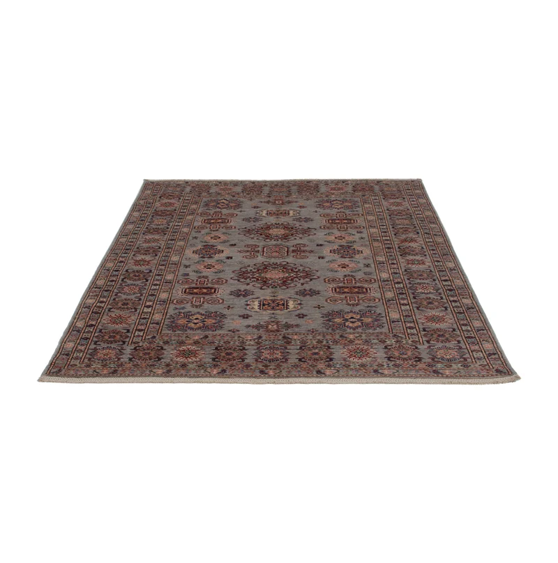 Kazak Teppich 150x203cm - Orientteppich - dunkelbeige