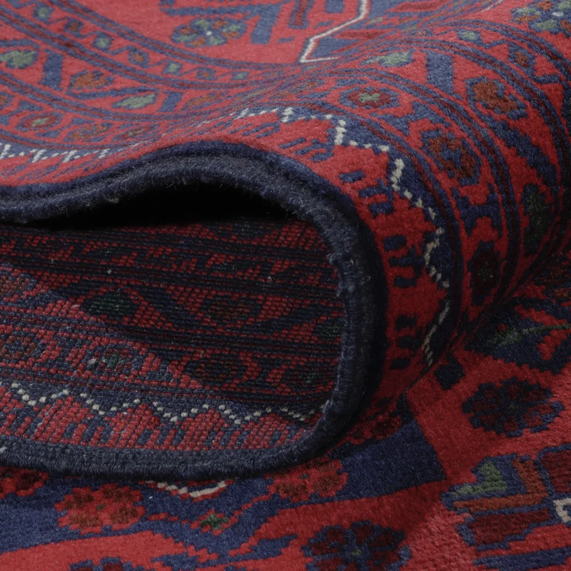 Khal Mohammadi Teppich 200x301cm - Orientteppich - dunkelrot