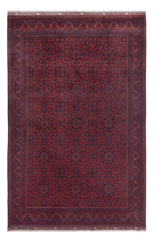 Khal Mohammadi Teppich 197x307cm - Orientteppich - dunkelrot