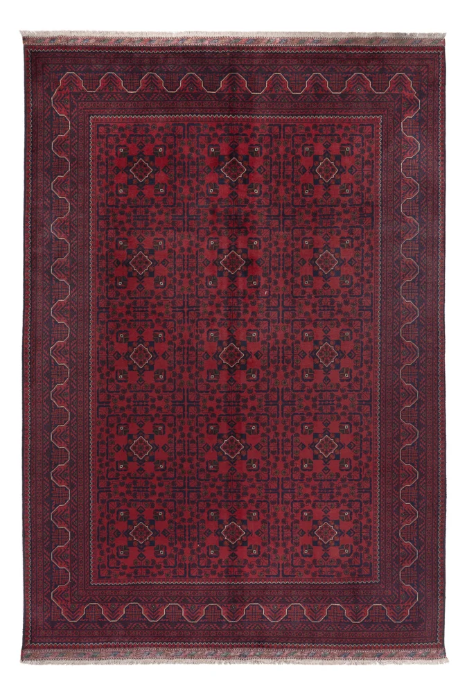 Khal Mohammadi Teppich 202x300cm - Orientteppich - dunkelrot
