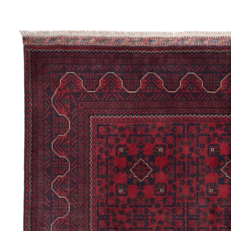 Khal Mohammadi Teppich 202x300cm - Orientteppich - dunkelrot