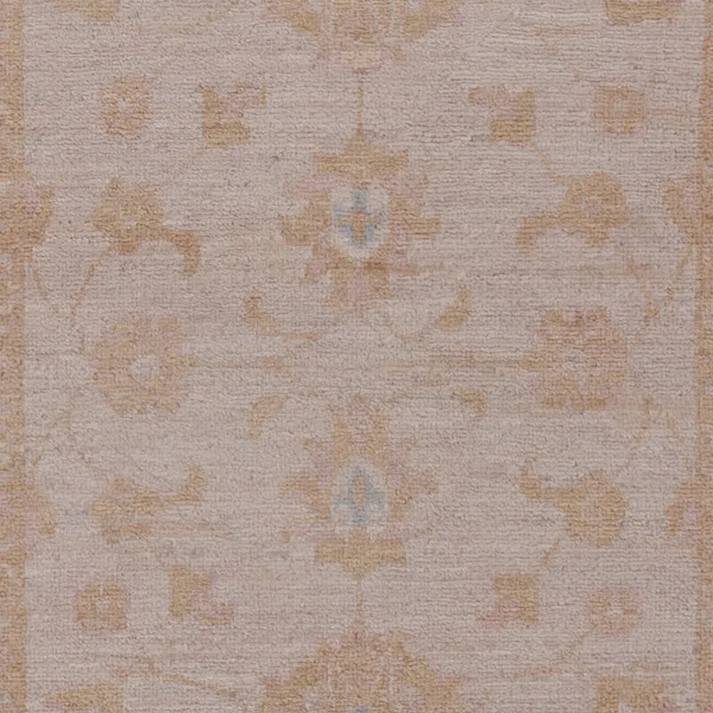 Ziegler Teppich 84x196cm - Orientteppich - hellbeige