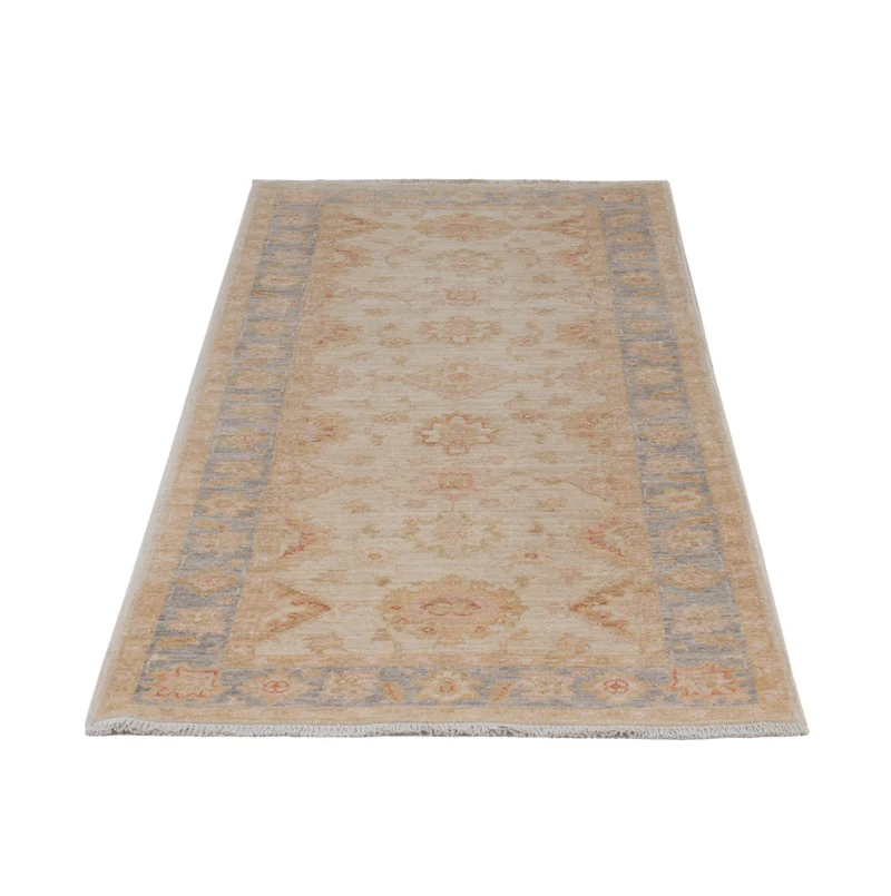 Ziegler Teppich 76x203cm - Orientteppich - hellbeige