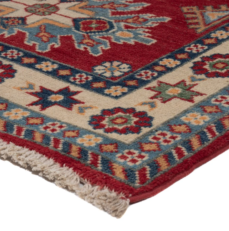 Kazak Teppich 83x303cm - Orientteppich - dunkelrot