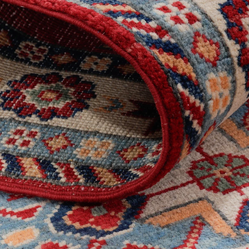 Kazak Teppich 83x303cm - Orientteppich - dunkelrot