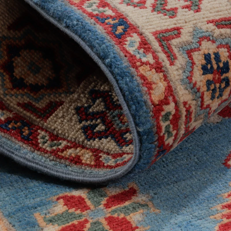 Kazak Teppich 85x299cm - Orientteppich - grün