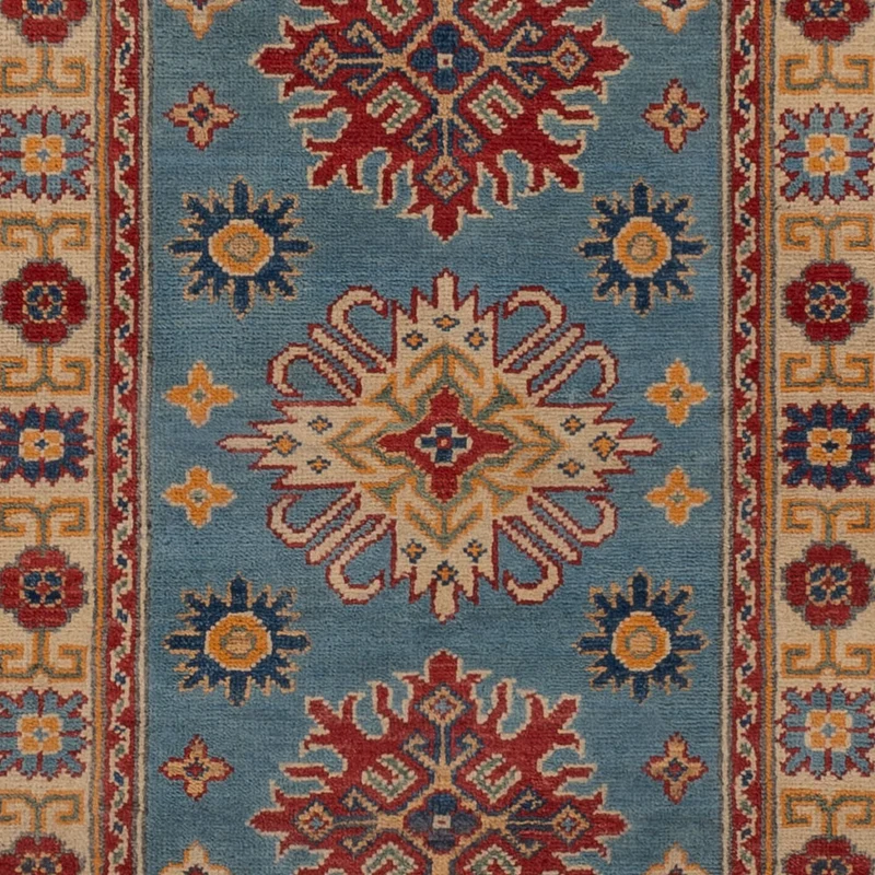 Kazak Teppich 81x296cm - Orientteppich - grün