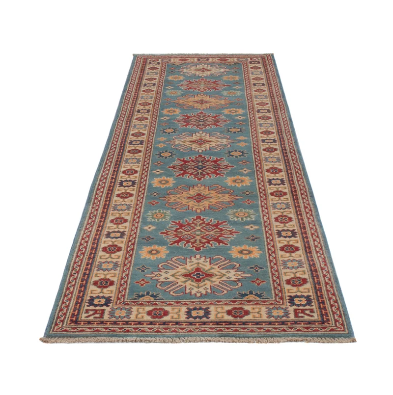 Kazak Teppich 81x296cm - Orientteppich - grün