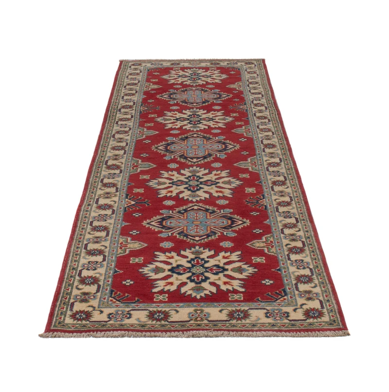 Kazak Teppich 80x284cm - Orientteppich - rot
