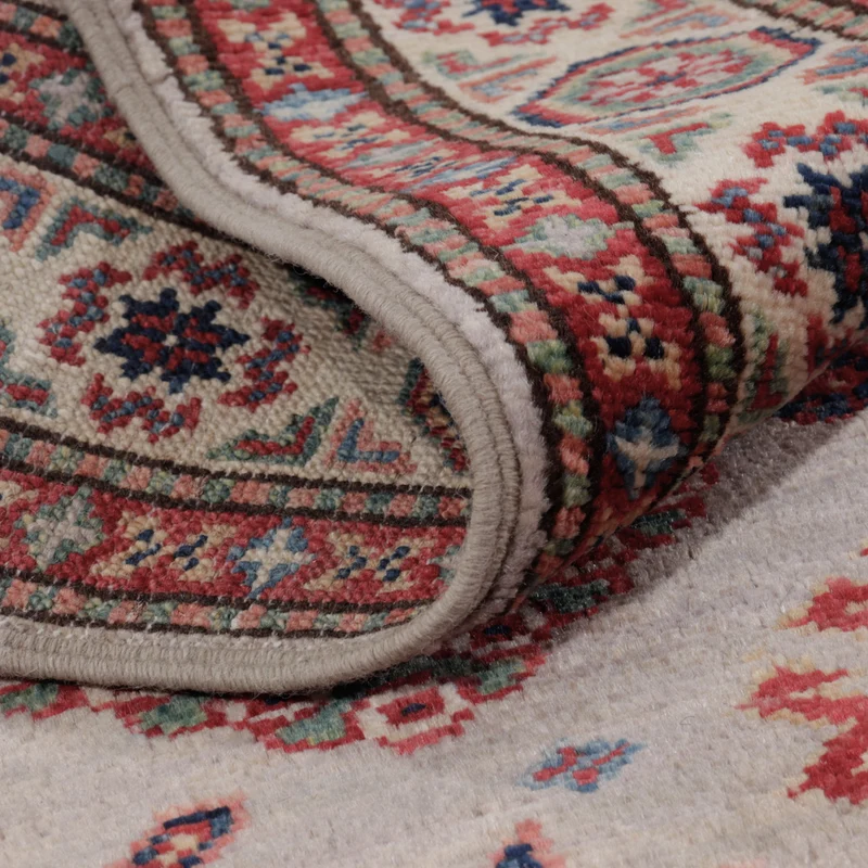 Kazak Teppich 79x120cm - Orientteppich - dunkelbeige