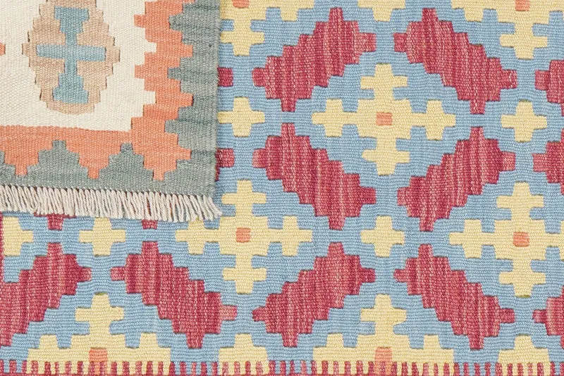 Kelim Gashgai · Handgewebt – Blau, 151x101 cm