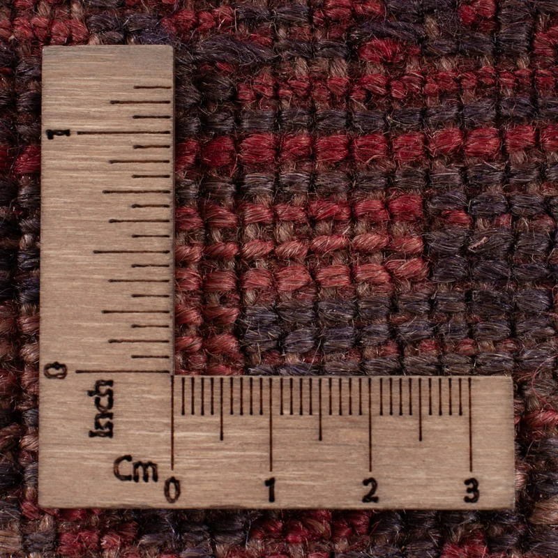 Kelim Afghan Teppich 150x187cm - dunkelrot