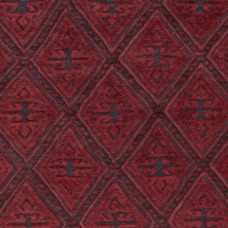 Kelim Afghan Teppich 153x185cm - dunkelrot