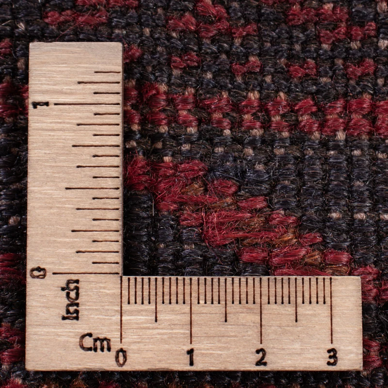 Kelim Afghan Teppich 153x185cm - dunkelrot