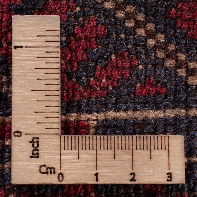 Kelim Afghan Teppich 153x182cm - dunkelrot