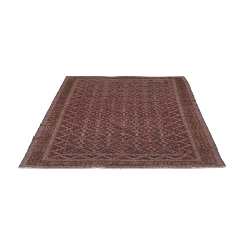 Kelim Afghan Teppich 142x186cm - rost