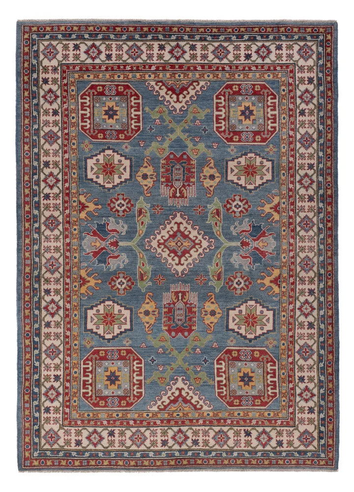 Kazak Teppich 175x247cm - Orientteppich - blau