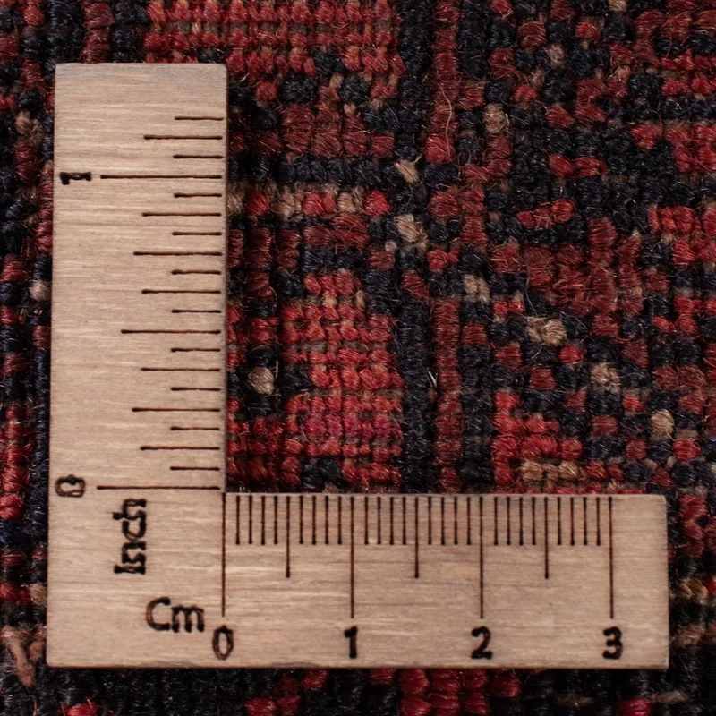 Kelim Afghan Teppich 149x174cm - dunkelrot