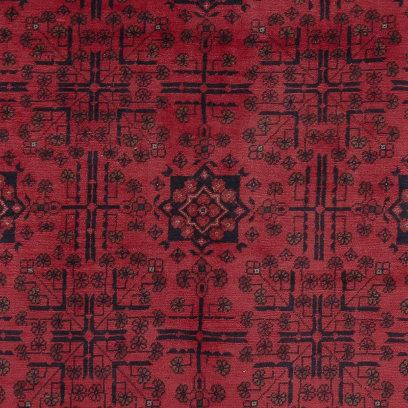 Khal Mohammadi Teppich 200x302cm - Orientteppich - dunkelrot