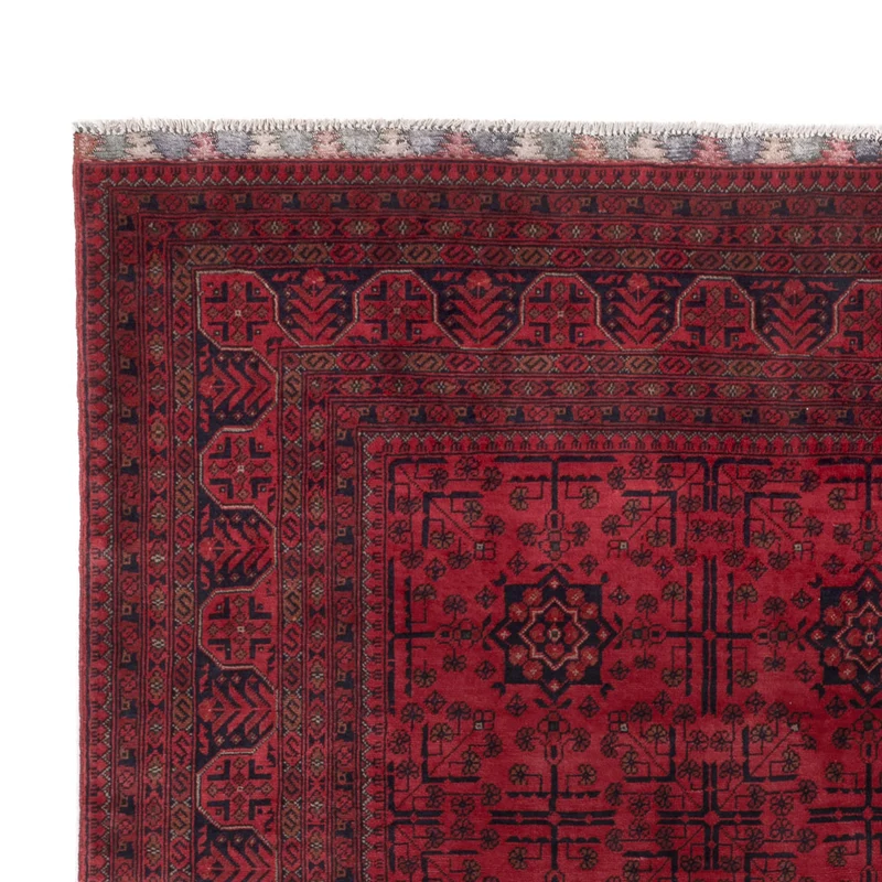 Khal Mohammadi Teppich 200x302cm - Orientteppich - dunkelrot