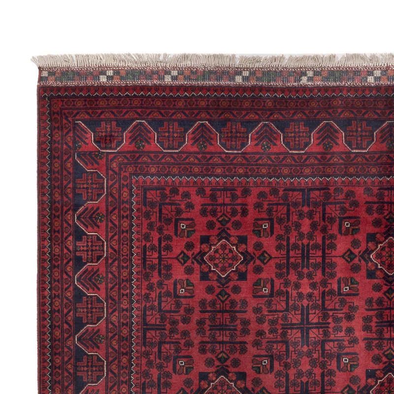 Khal Mohammadi Teppich 198x300cm - Orientteppich - dunkelrot