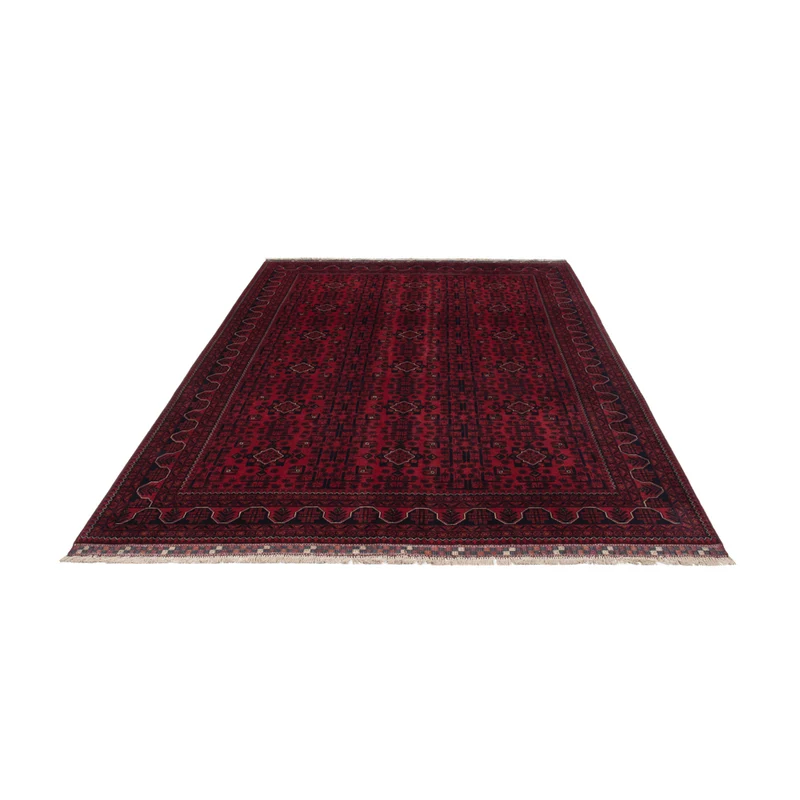 Khal Mohammadi Teppich 198x300cm - Orientteppich - dunkelrot