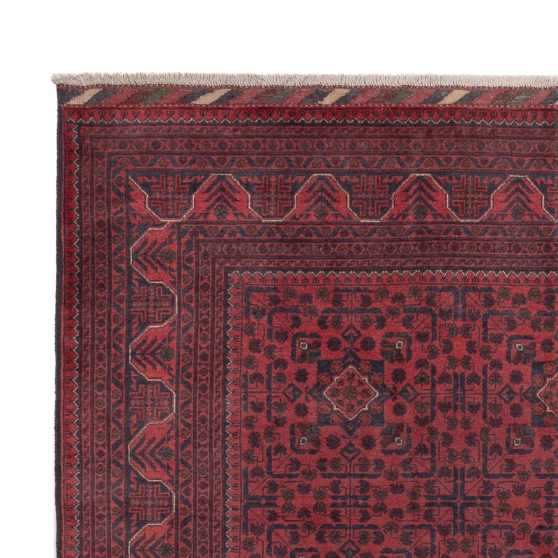 Khal Mohammadi Teppich 197x295cm - Orientteppich - dunkelrot