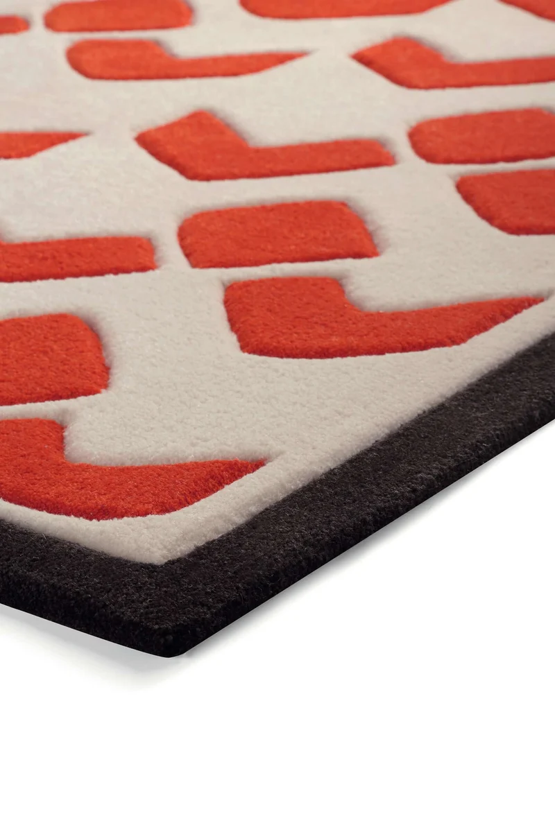 Esprit Teppich 200x200 Beige Orange Muster