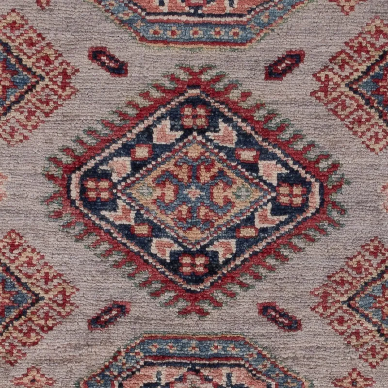 Kazak Teppich 77x121cm - Orientteppich - dunkelbeige