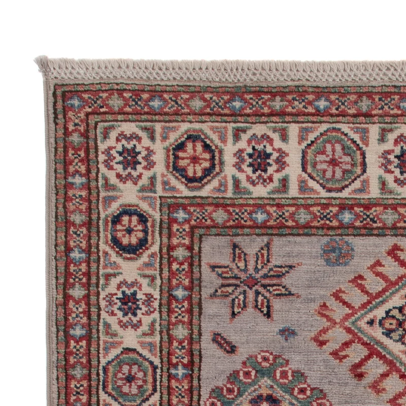 Kazak Teppich 77x121cm - Orientteppich - dunkelbeige
