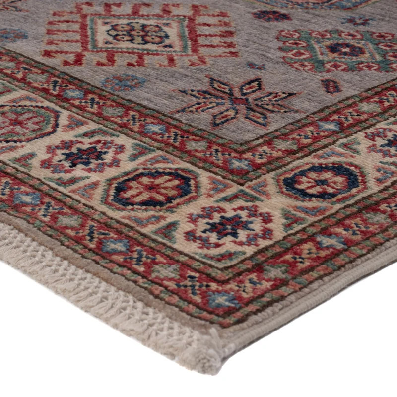 Kazak Teppich 77x121cm - Orientteppich - dunkelbeige