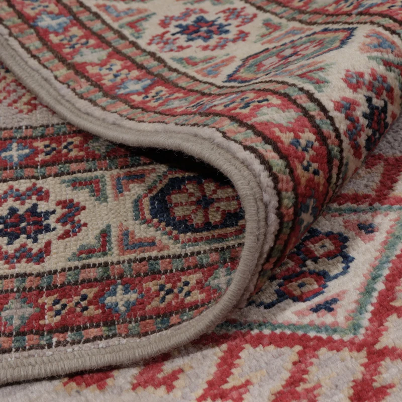 Kazak Teppich 77x121cm - Orientteppich - dunkelbeige