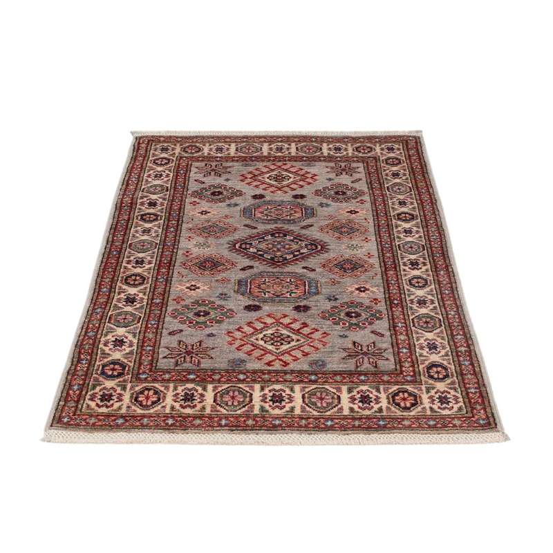 Kazak Teppich 77x121cm - Orientteppich - dunkelbeige