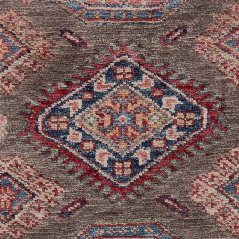 Kazak Teppich 82x117cm - Orientteppich - dunkelbeige