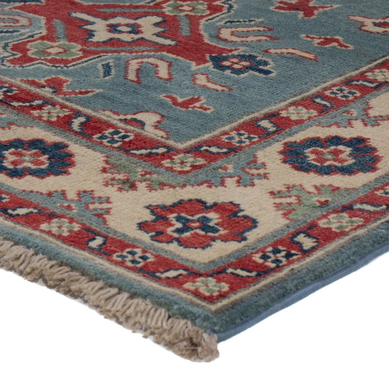 Kazak Teppich 83x245cm - Orientteppich - grün