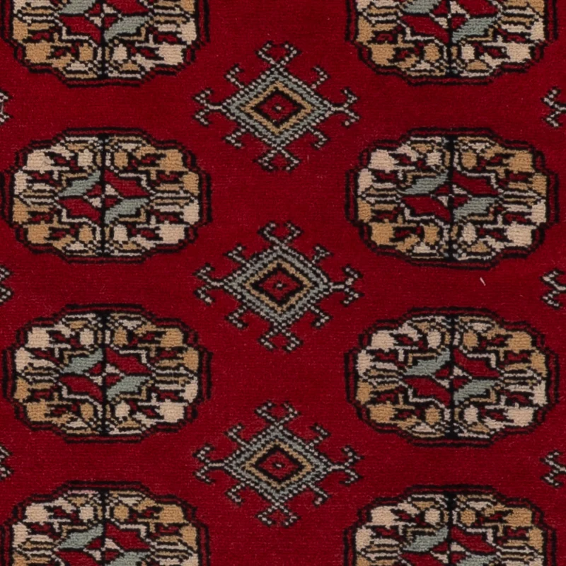 Pakistan Teppich 97x162cm - Orientteppich - rot