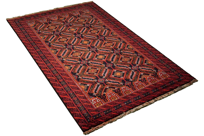 Belutch · Handgeknüpft – Bunt, 173x99 cm