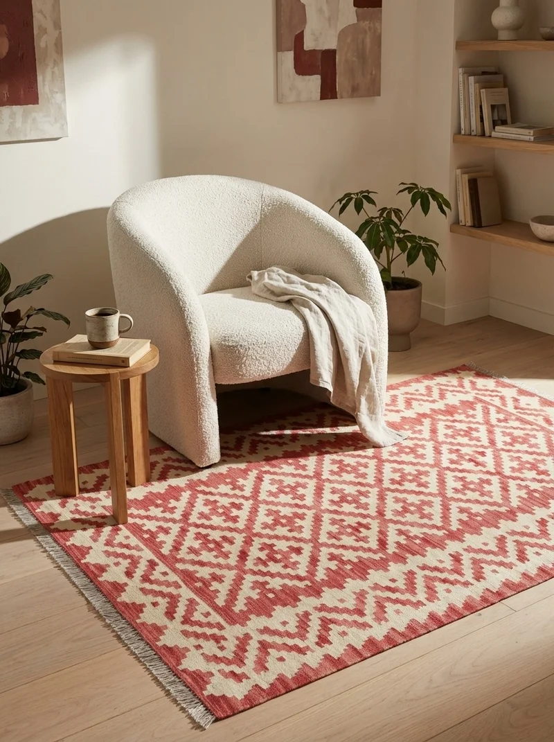 Kelim Gashgai · Handgewebt – Beige, 153x105 cm