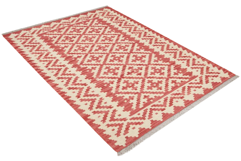Kelim Gashgai · Handgewebt – Beige, 153x105 cm